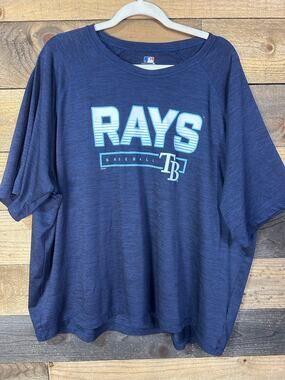 MLB GENUINE MERCHANDISE Men’s Tampa Bay Rays Performance Tee Size 3XL